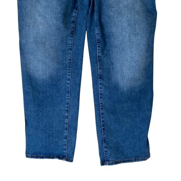 GOOD AMERICAN Always Fits Good Legs Straight Jeans in Indigo316, Size 14-18 - Picture 8 of 13